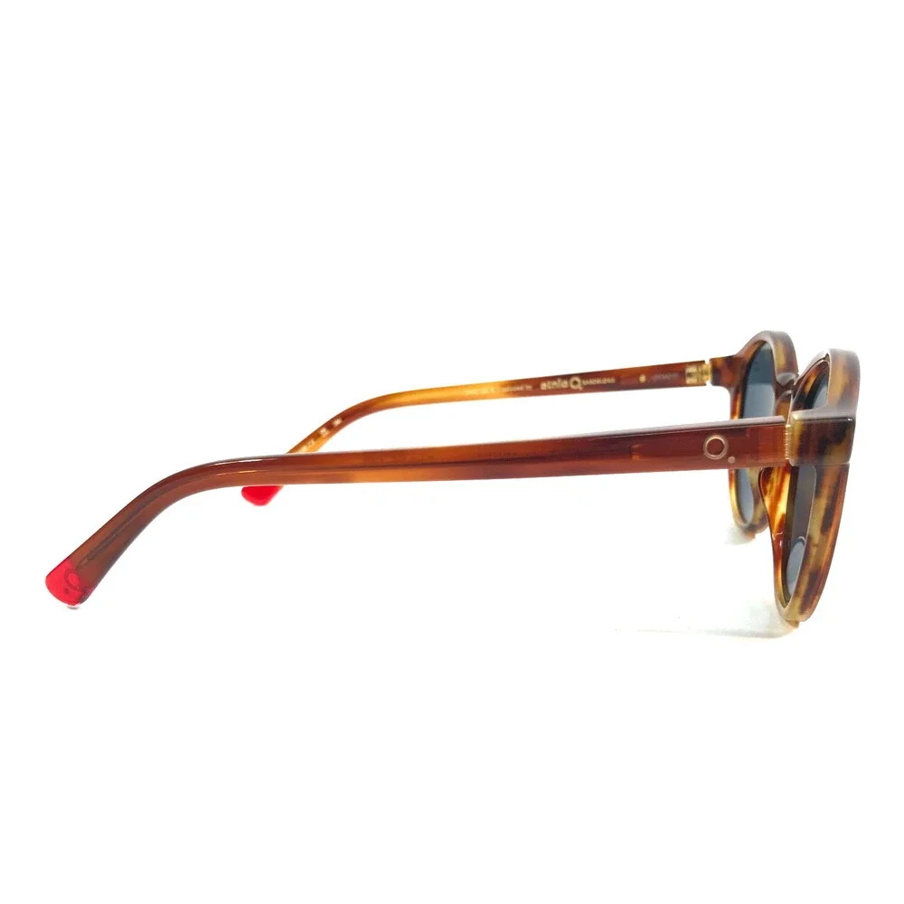 Etnia Barcelona Sunglasses AVINYO 3 HVCU Havana Frames w/ Blue Polarized Lenses